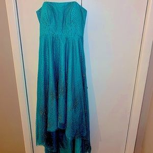 Blue/Teal Jump Apparel Gown